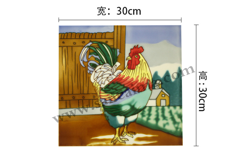 动物艺术画装饰瓷板画 动物艺术画装饰瓷板画