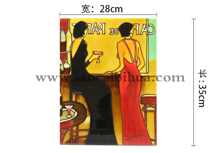 欧美人物壁画瓷板画 欧美人物壁画瓷板画