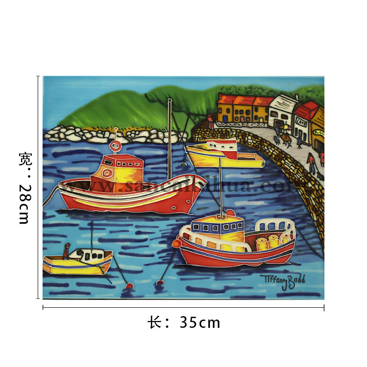 山水风景瓷板画 山水风景瓷板画