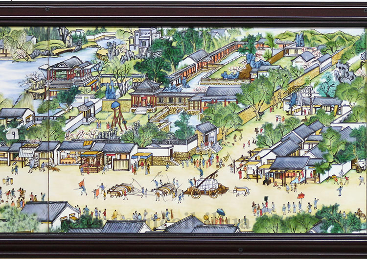 清明上河图瓷板画 清明上河图瓷板画